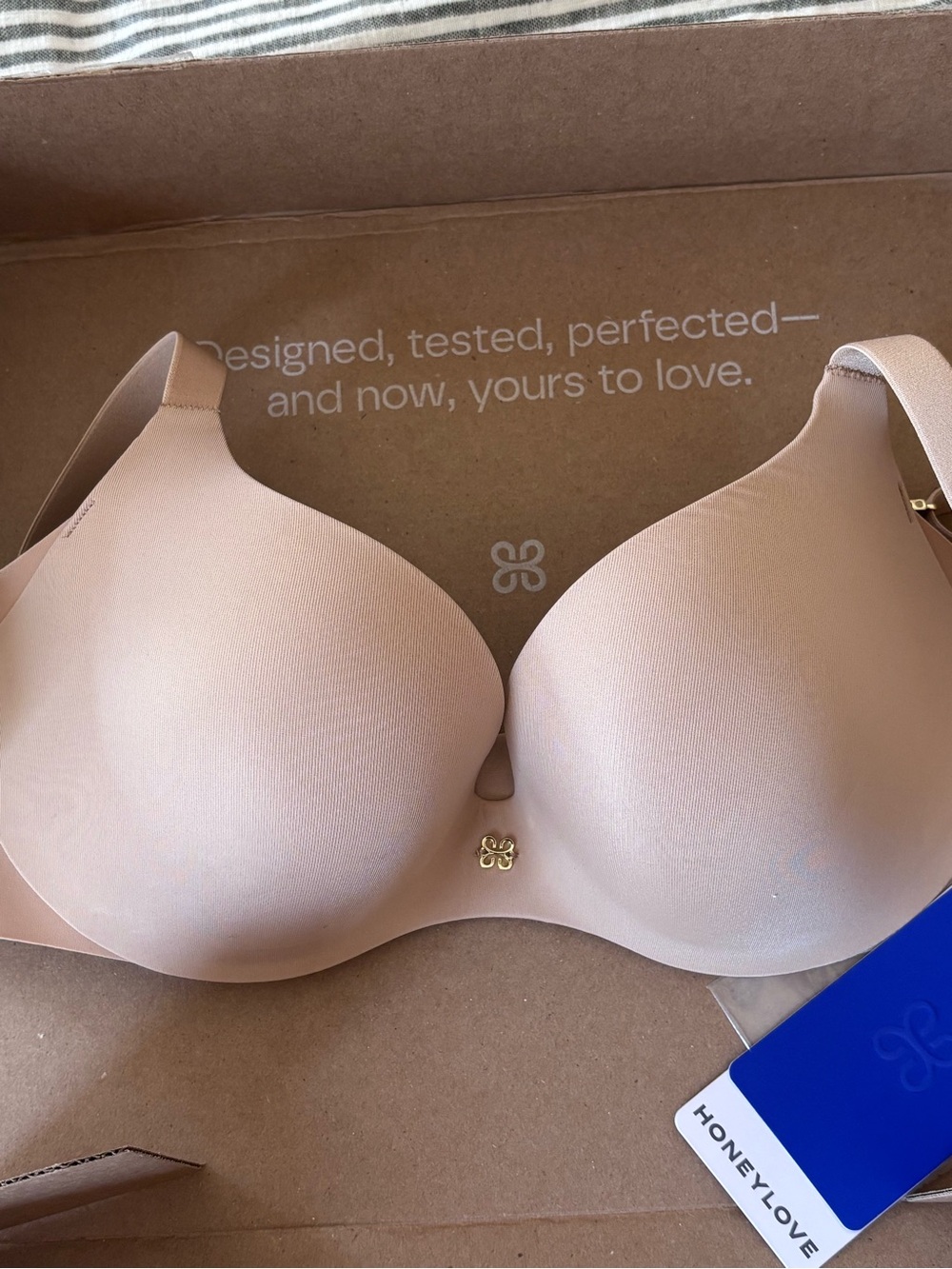 Honeylove Smooth T-Shirt Bra - Light Nude